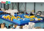 Digital Pringting Commercial Bounce House 36ft Kids Land Inflatable Obstacle