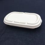 100% Biodegradable Sugarcane Salad Disposable Lunch Box With Transparent Lid