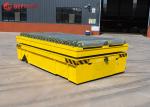 Four Wheels Battery Power V - Deck Groove Trackless Transfer Cart 0 - 20m / Min