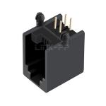 LPJE0003NNL Tab Up Without LED 1X1 Port 4P4C RJ11 Jack