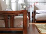 High Quality Solid Wooden Frame with Upholstery Sofa Set