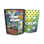 Holographic Zipper Tobacco Bag 3.5 Grams Child Resistant Runtz Exit Stand Up