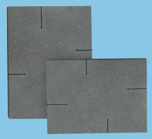 Wholesale 150X25x10mm Ceramic Plate with 0.002% CrO Content of Recrystallized Silicon Carbide from china suppliers