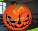 Party Decoration 0.55mm Inflatable Pumpkin Halloween With Light