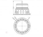 Type A High Intensity 60W 200ms Aircraft Warning Lights