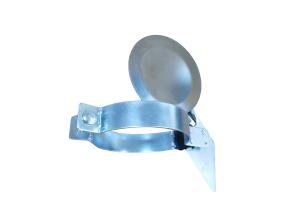 Wholesale Mild steel 2mm 3mm Chrome 6&quot; Rain Cap Pair For Mitered Cut Exhaust Stacks from china suppliers