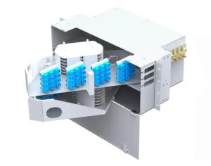 Wholesale Swing Out 4U 192 Fiber Optic Patch Panel For 19 Inch Rack from china suppliers