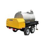 1.5CBM 2.5CBM Trailer Asphalt Distributor Bitumen Melt Spraying With Auto