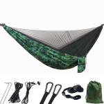 290*140CM Camouflage 210T Nylon Lightweight Camping Mosquito Net Hammock For