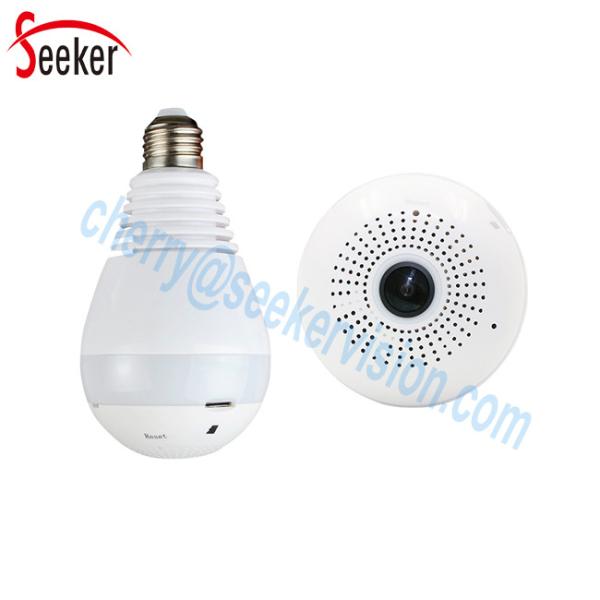 Quality Wireless WiFi Smart Bulb 360 Degree Full HD IP Camera with Two-Way Audio and 64g Recording Feature Mini Digital Video for sale