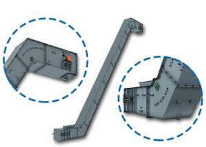 Wholesale Rubber Cleated Belt Flat Roller Closed Side Wall Conveyor 650mm from china suppliers