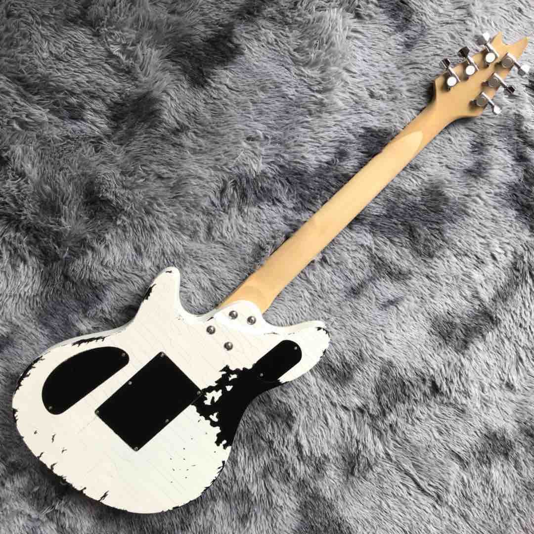 Prince Clouds Relic EVH Wolfgang VS Eddie Van Halen Sunburst Wolf Electric Guitar