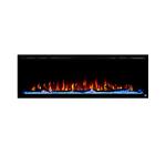 Heating Function Decor Flame 3D Electric Linear Fireplace Stove Customized Logo