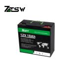 MSDS Deep Cycle Long Llife Lithium 18ah Lifepo4 Battery With Bms