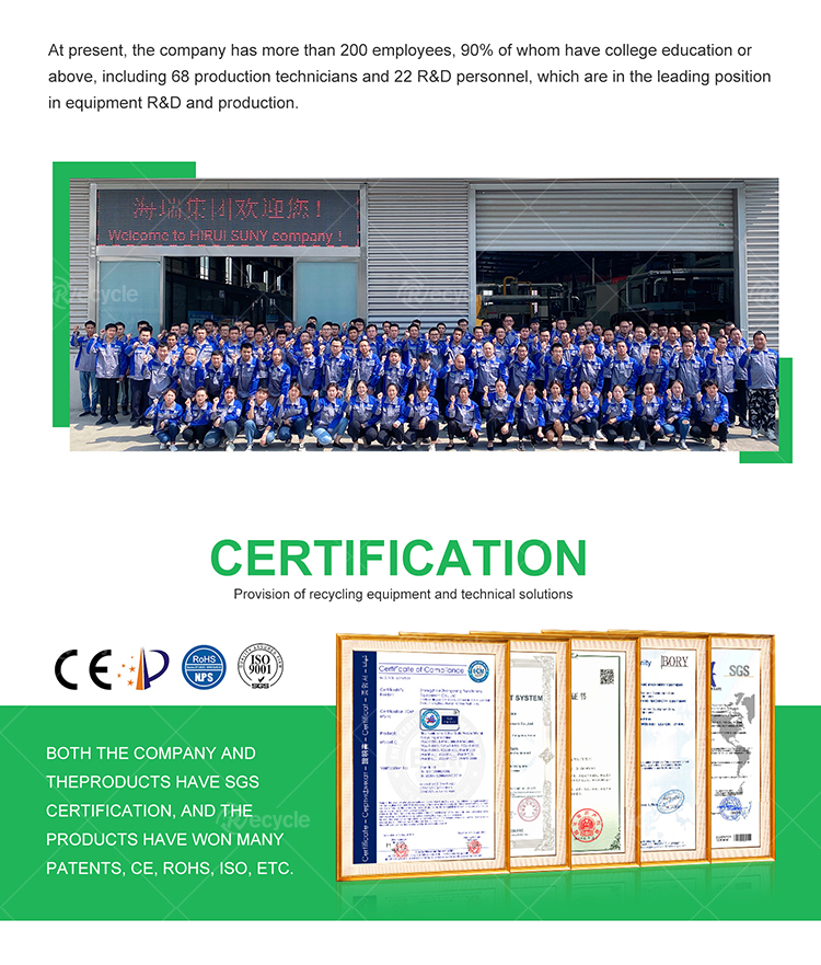 200-500Kg/h Mobile Phone Battery Recycling Machine Manufacturers