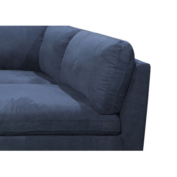 Breathable Corner Modular Sofa , Anti Fading U Shaped Modular Sectional