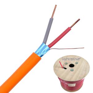 Wholesale PVC Jacket 2 Core 18AWG 14AWG 1.5 Sq mm Fire Alarm Cable 1.5mm Enhanced Fire Performance Cable from china suppliers