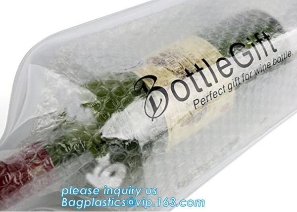 Eco friendly wine bag,wine bottle protector,Bubble Bags Wrap Packaging Fragile