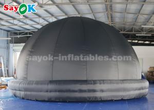 Wholesale Black Two Bottom Rings Inflatable Planetarium With PVC Floor Mat Flame Retardant from china suppliers