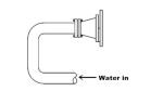 Flange Connection Water Fountain Nozzles Closed Stainless Steel 304
