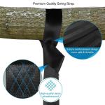 Extra Duty Polyester Tree Swing Hanging Kits Strap With Carabiner Rated For