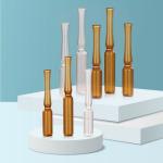 5ml 10ml 20ml Transparent Amber Tubular Glass Ampoule with Color Ring Break