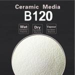 10L 12Lbarrels package 700HV 25kgs 125ΜM JZB120 Ceramic Bead Blasting