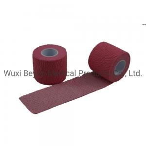 Wholesale Stretchy Bandage Tape Self Adhesive Elastic Tape Pink Hand Tear Durable Adhesive from china suppliers