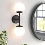 Glass Ball Modern Wall Light Aisle Magic Beans Mirror Headlight