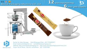 Wholesale Instant coffee 3 in 1 coffee stick shape packaging automatic weighing packing machine BSTV-450AZ from china suppliers