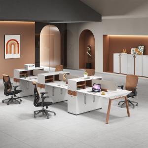 Wholesale Modern 2 4 6 Person Office Desks Office Cubicle Workstation Desk Table Open Modular Office Furniture Workstation Desk from china suppliers