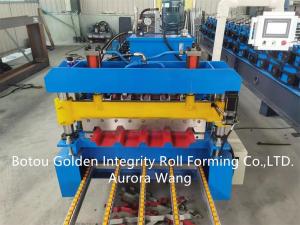 Wholesale Color Coated Galvanized Roofing Sheet Profile Machine 3 m/min from china suppliers