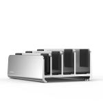 933g 38mm Thinckness Aluminum Vertical Laptop Stand Upright For Macbook