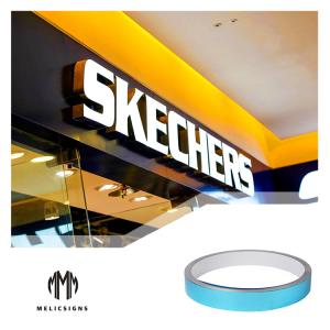 Wholesale Mirror Silver Channel Letter Aluminum Trim Cap Made In China For Outdoor Advertising from china suppliers