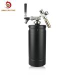 3.8L SS304 Pressurized Mini Keg , FDA Portable Beer Tap System