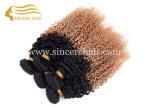 Cheap 22" CURLY Hair Extensions for Sale, 55 CM Black Curly Remy Human Hair Weft