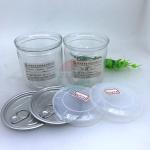 FDA SGS Clear Plastic Cylinder Round Shape Candy PET Can Air - Proof