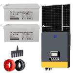 10KW Solar Energy System Hybrid Home Solar System With GEL Battery And Pure Sine