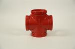 High Pressure Resistant 4 Way Pipe Fitting With Ductile Iron ANSI Standard