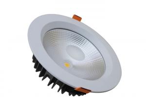 Wholesale Hotel / Mesuem Cob LED Downlight 5000K , 30W White LED Downlights With External Driver from china suppliers