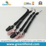 Best Quality Plastic PU Cable Retractable Safe Coil String Keychains