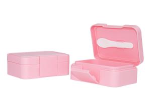 Wholesale 100g square hair wax and hair mask packaging jar, Square makeup remover blam jar with spoon from china suppliers