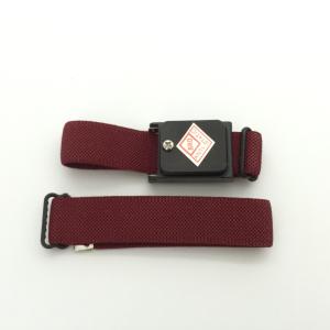 Wholesale Knitted Elastic Band Blue Orange Maroon Color Cordless ESD Anti-static Wrist Strap from china suppliers