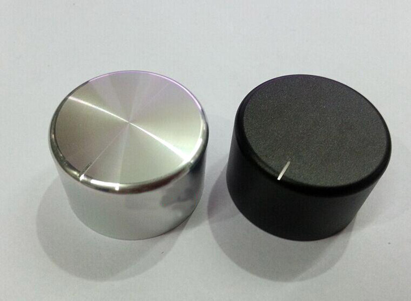 Guitar AMP Volume Knob  D15mm H10mm White Set Pointer knobs FR Guitar Amp Effect Pedal Cabinet