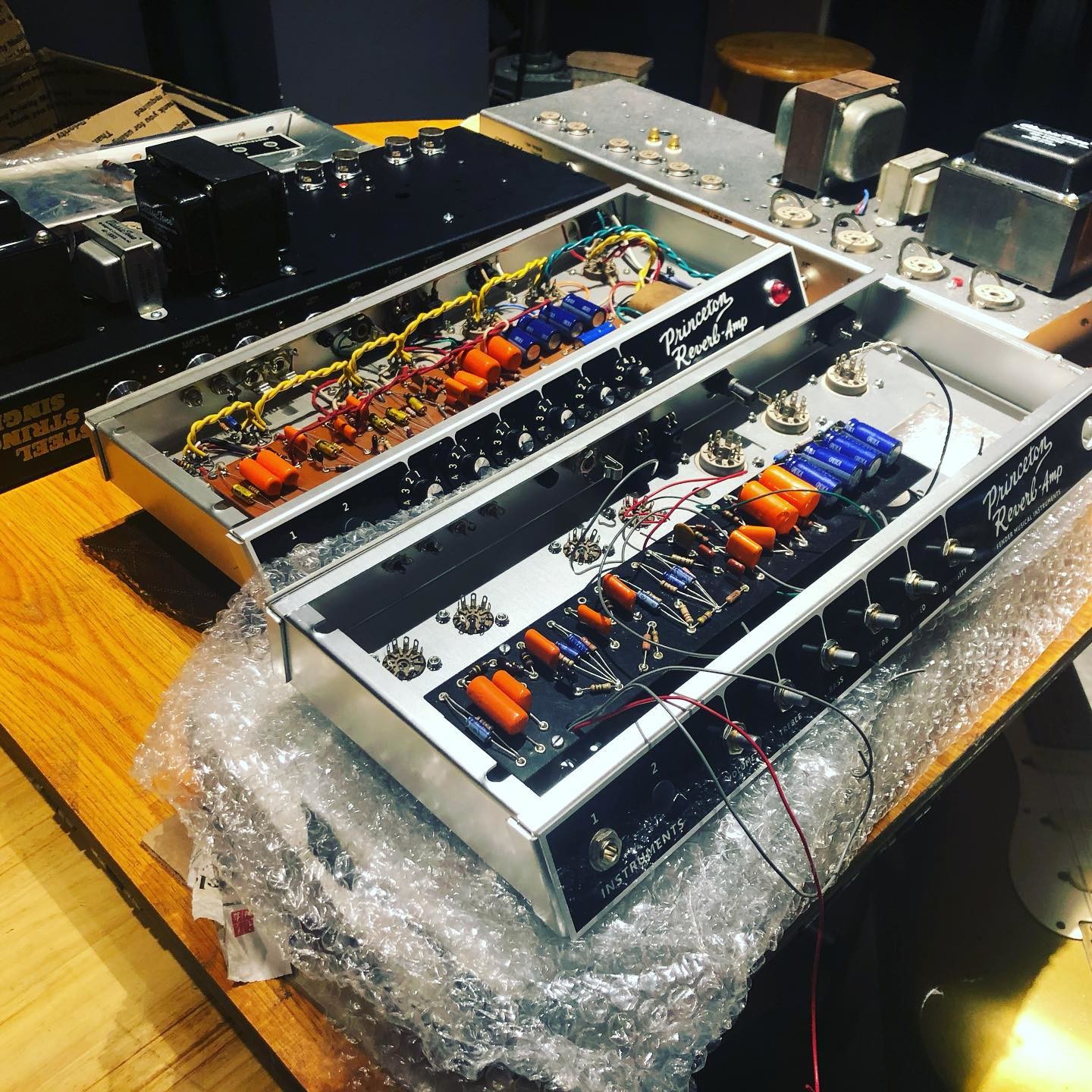 Custom 2021 NEW DESIGN Grand Princeton Reverb Amp Guitar Amplifier COMBO HEAD 15W 1*12 Inch JENSON Speaker Based on AA11
