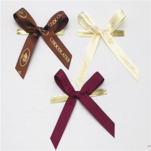 Wholesale Colored Small Ribbon Bows 100% Polyester Material Handmade Artworks from china suppliers