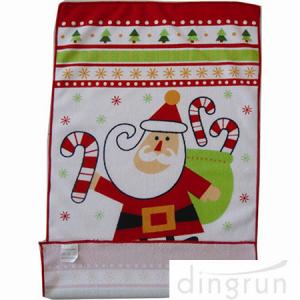 Wholesale Custom Printed Microfiber Kitchen Towels Christmas Design Low Cadmium from china suppliers