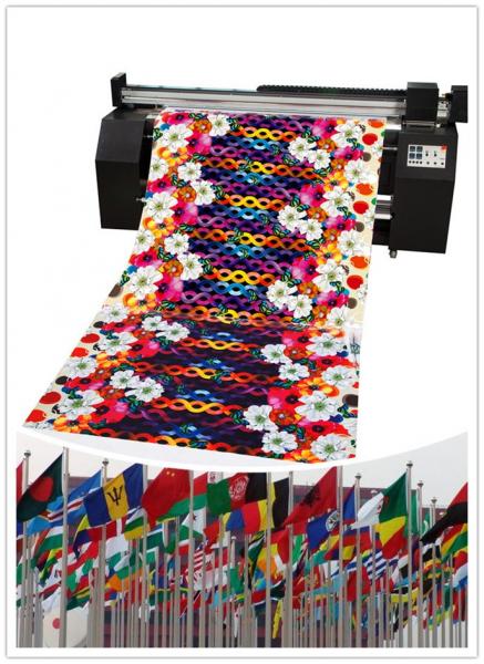Quality Sublimation Digital Fabric Plotter Pigment Flag Printing Machine for sale