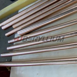 China Beryllium Bronze Alloy Rods M25 CuBe2Pb According To ASTM C17300 on sale