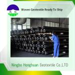 Circle Loom Polypropylene Woven Geotextile Fabric , Recycled Geotextile Filter